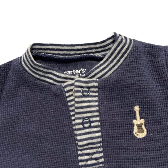 Carter's NB Newborn Guitar Henley Top & Pants Set - Picture 4 of 8